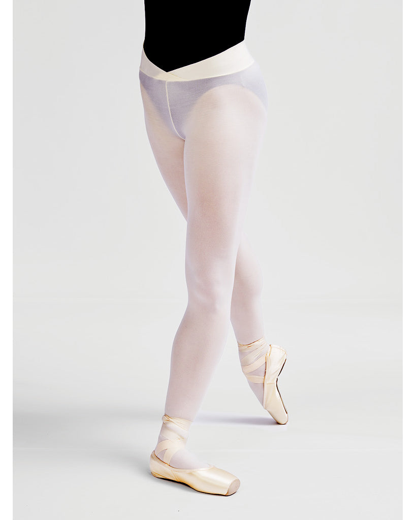 Gaynor Minden V-Waist Microfibre Convertible Dance Tights - AT-109 - Womens