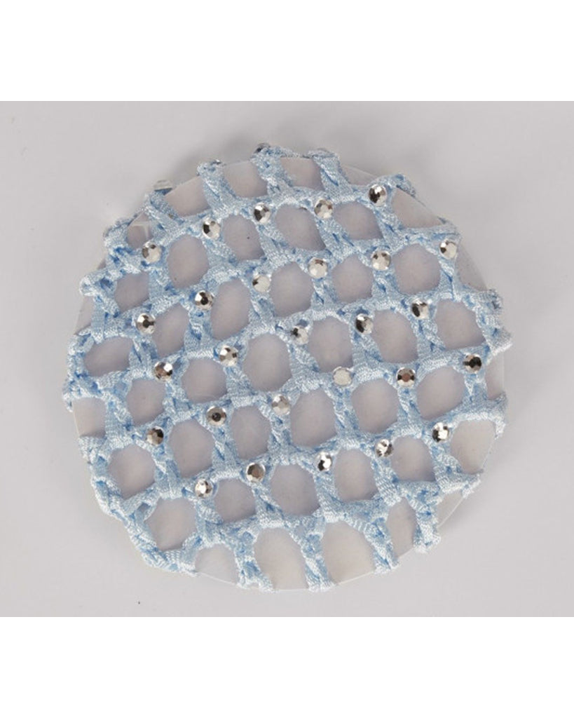 Wear Moi Crocheted Rhinestone Ballet Bun Cover - DIV97