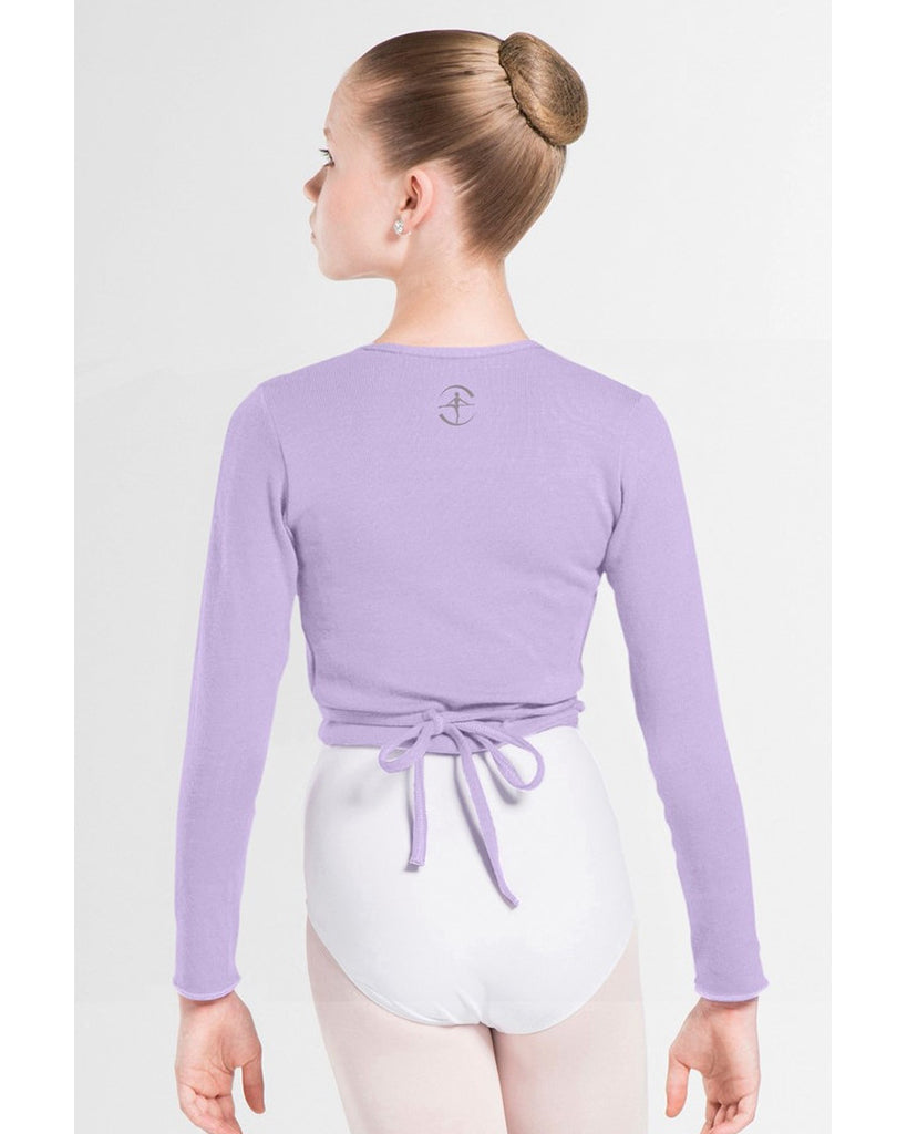 Wear Moi Menuet Knit Ballet Wrap Top - Girls