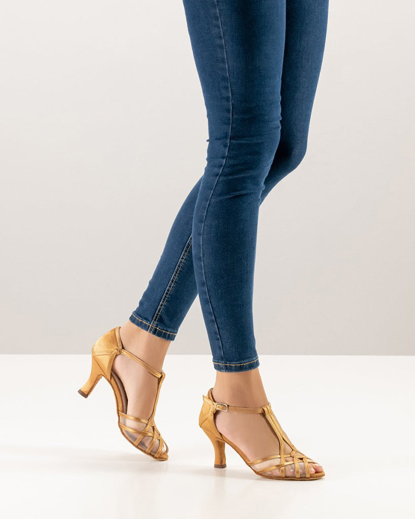Werner Kern Manon Interlooped Mesh Satin 6 cm Latin Ballroom Shoes - 640-60 Womens