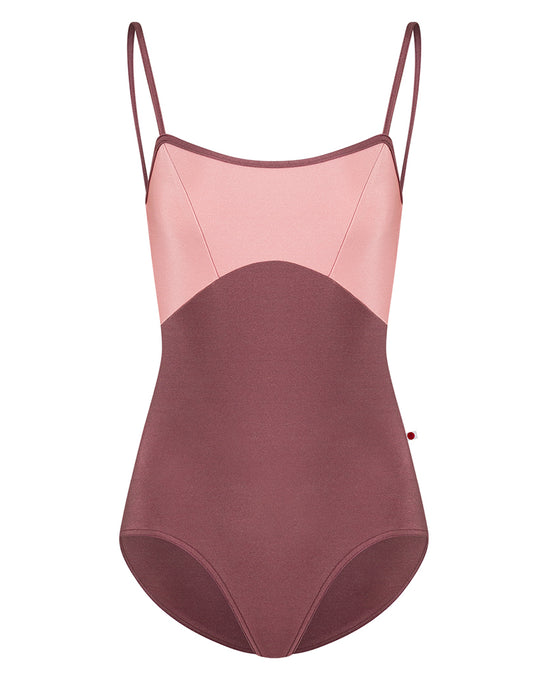Yumiko Denise Princess Seamed Camisole Leotard - Womens - Pheonix / Antique Rose