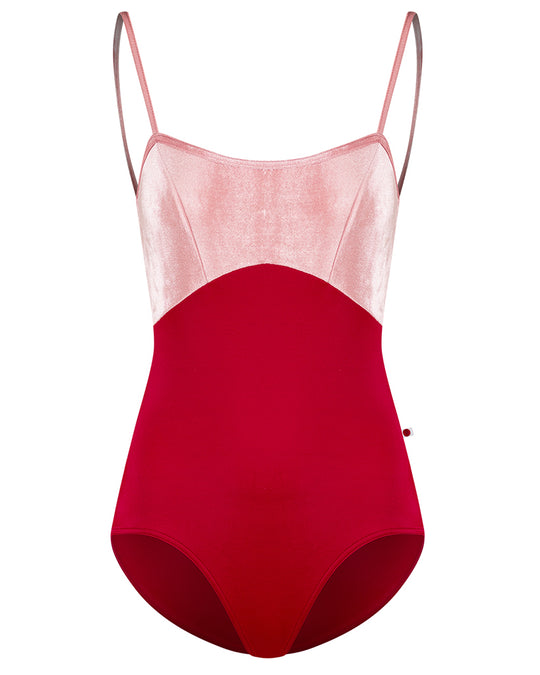 Yumiko Denise with Velvet Princess Seamed Camisole Leotard - Womens - Babylon / Dreamy