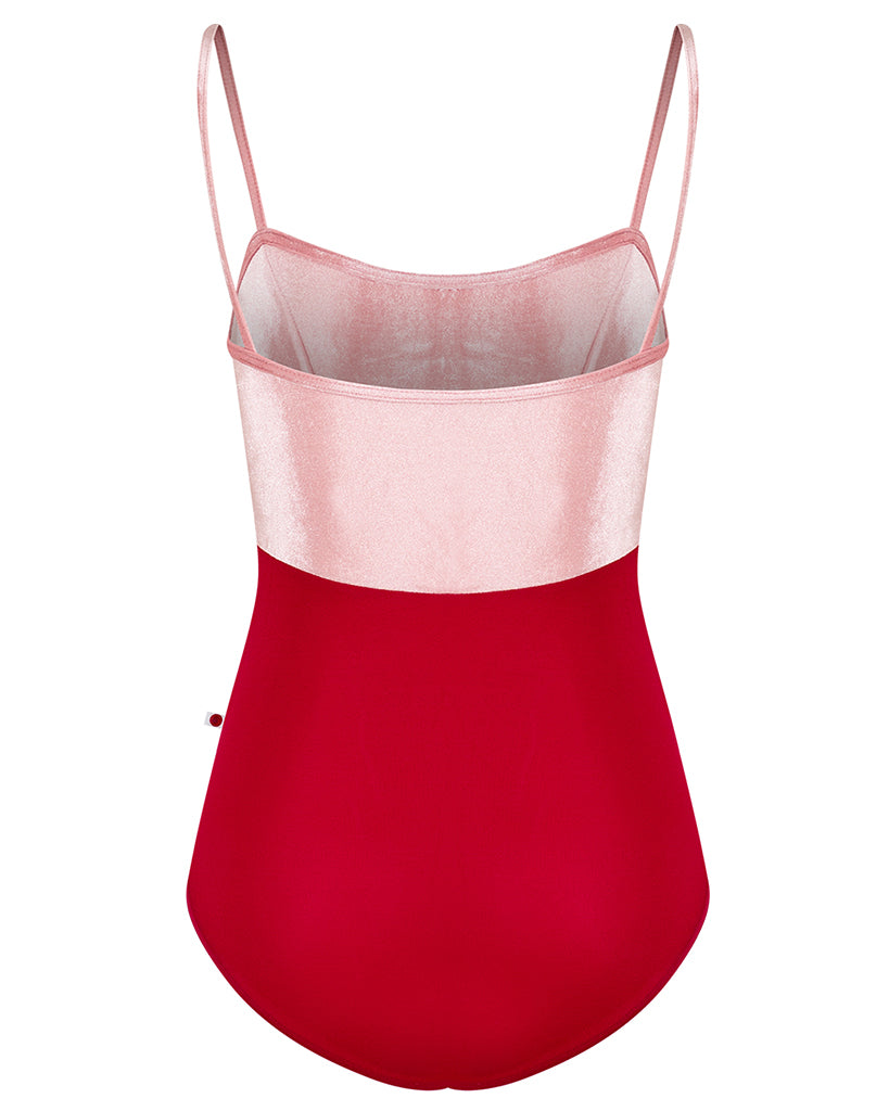 Yumiko Denise with Velvet Princess Seamed Camisole Leotard - Womens - Babylon / Dreamy