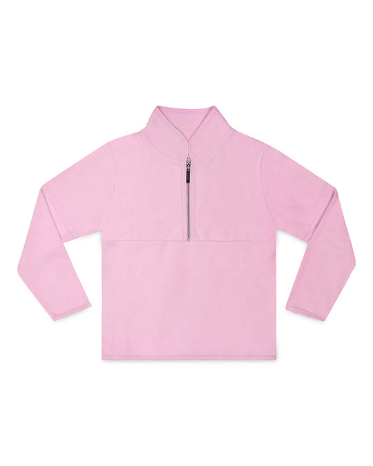 iscream 1/2 Zip Pullover Fleece Sweatshirt - Girls - Pink