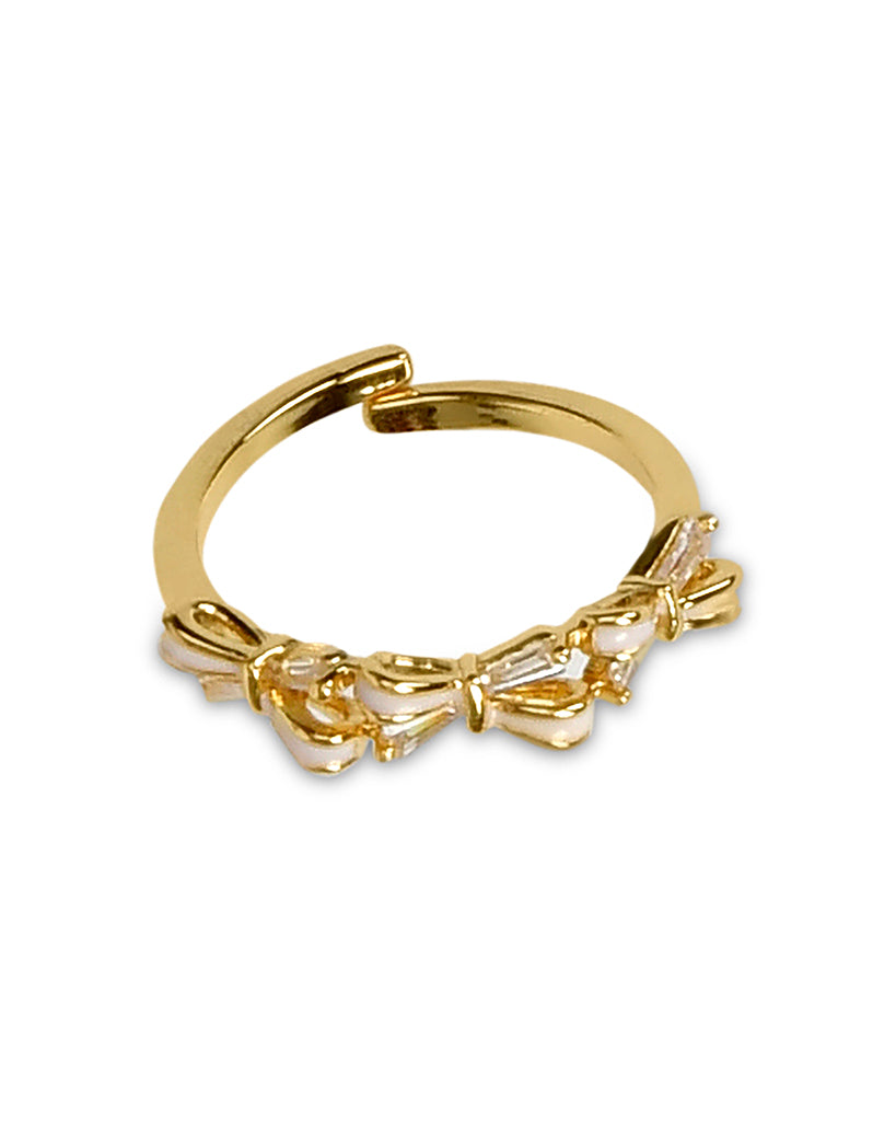 iscream Beautiful Bows Ring and Necklace Set