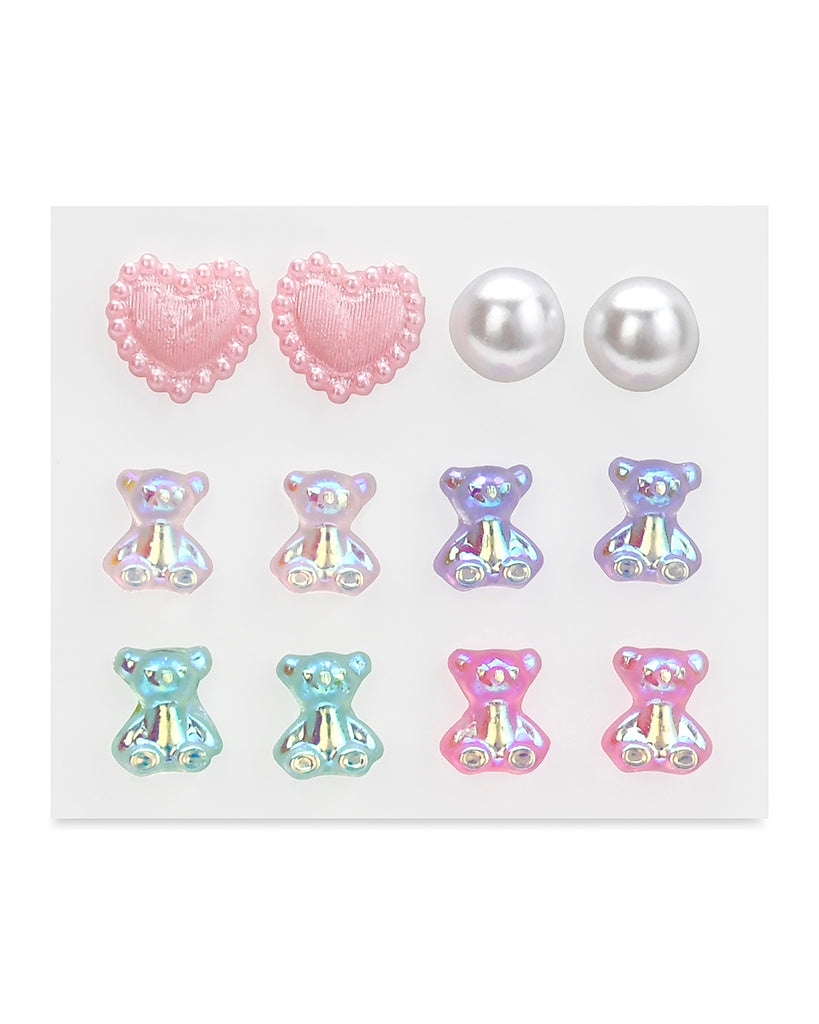 iscream Beary Sweet Stick-on Earrings