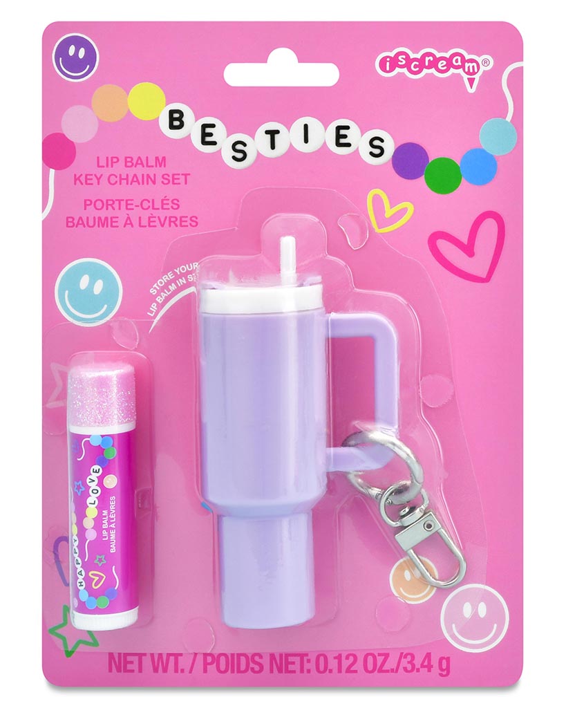 iscream Besties Lip Balm Key Chain Set