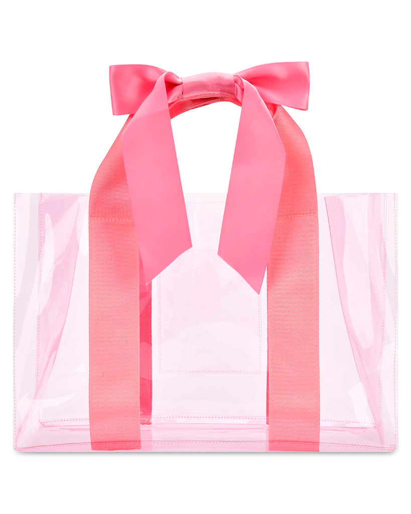 iscream Bow Clear Tote Bag
