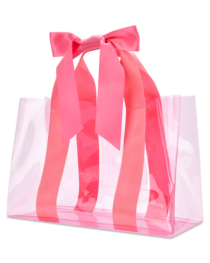 iscream Bow Clear Tote Bag