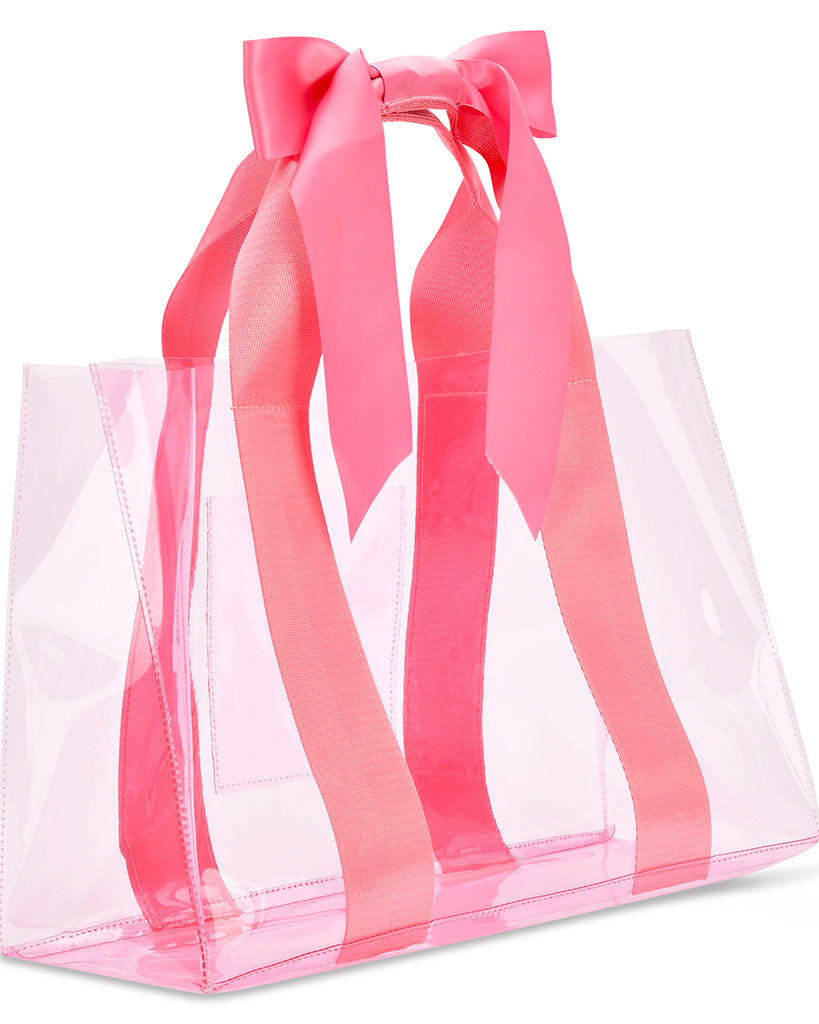 iscream Bow Clear Tote Bag