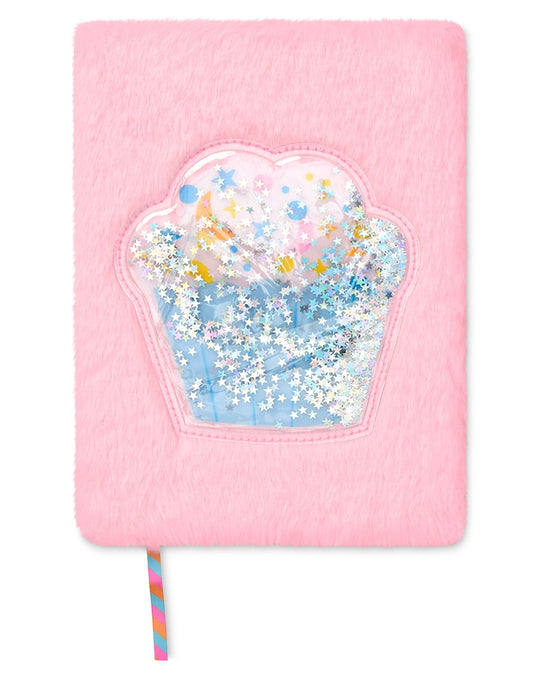 iscream Cupcake Rainbow Furry Journal - 7241021 - Faux Fur / Confetti