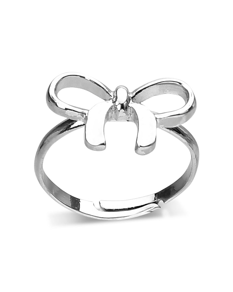 iscream Fancy Bows Nail Polish Ring Set