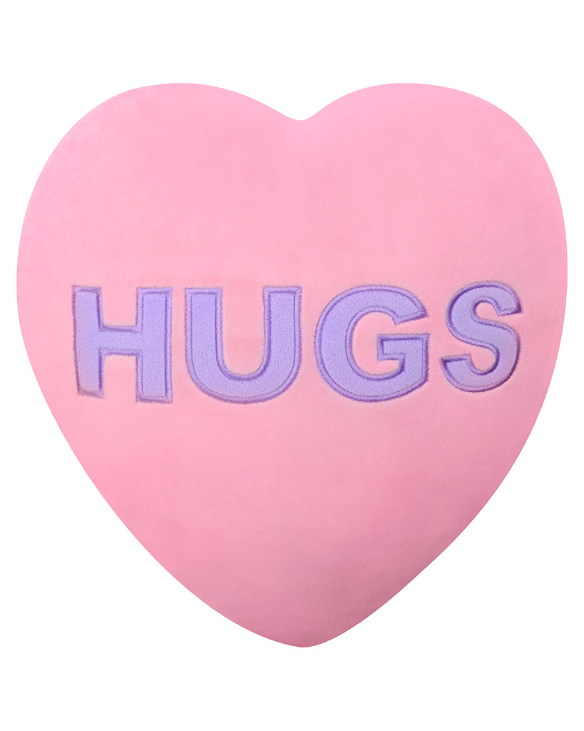 iscream HUGS Heart Fleece Plush Pillow - 7803519