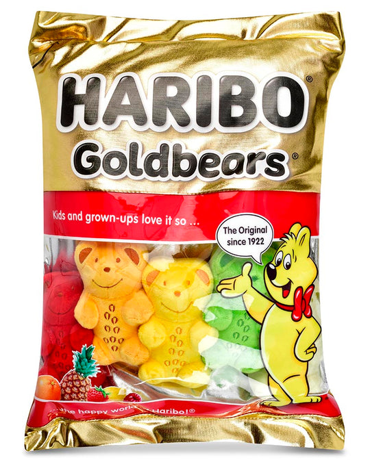 iscream Haribo Gummy Bears Packaging Fleece Pillow