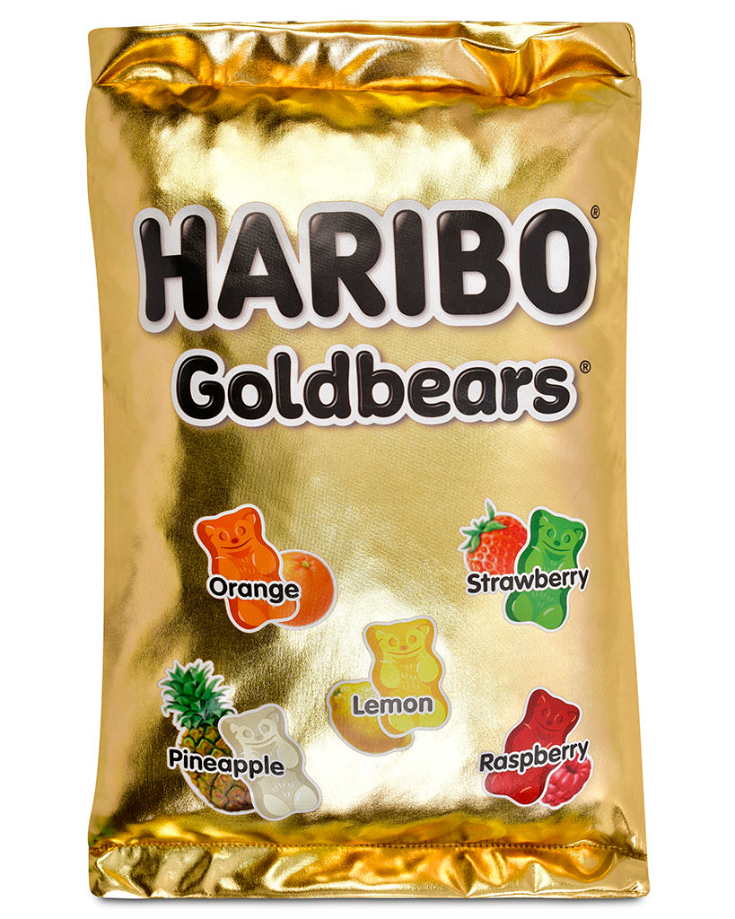 iscream Haribo Gummy Bears Packaging Fleece Pillow