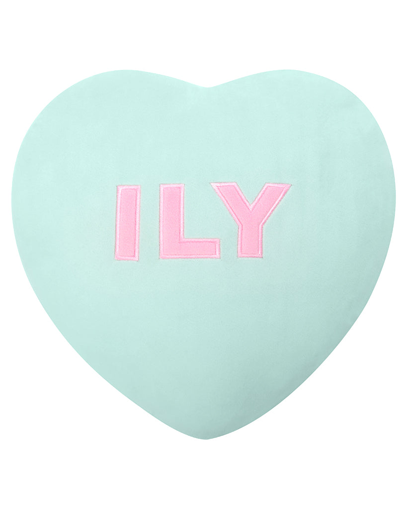 iscream ILY Heart Fleece Plush Pillow - 7803518