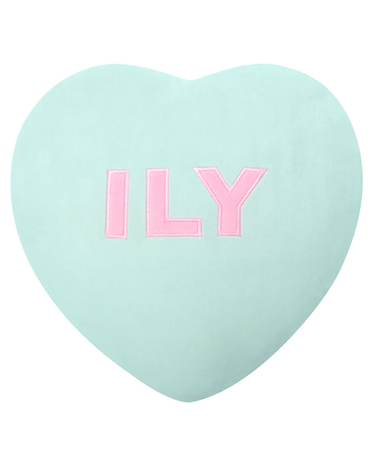 iscream ILY Heart Fleece Plush Pillow - 7803518