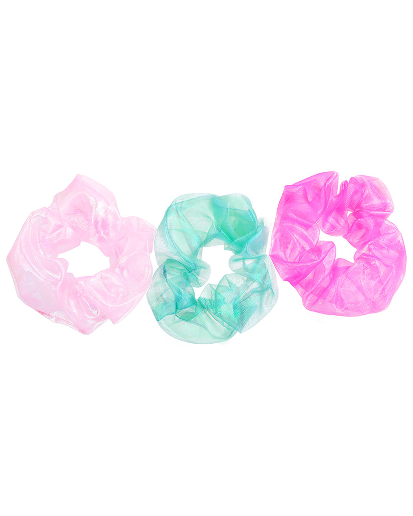 iscream Iridescent Organza Scrunchie Set - 880434