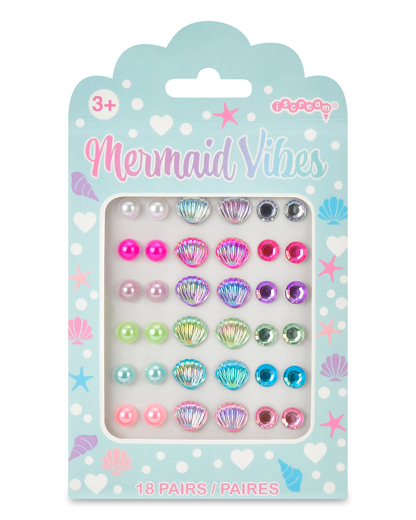 iscream Mermaid Vibes Stick-On Earrings