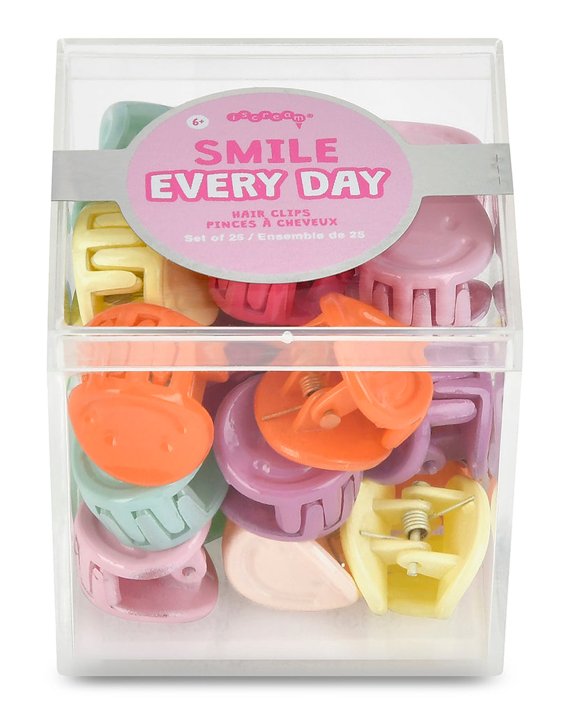 iscream Mini Smile Hair Clips Set