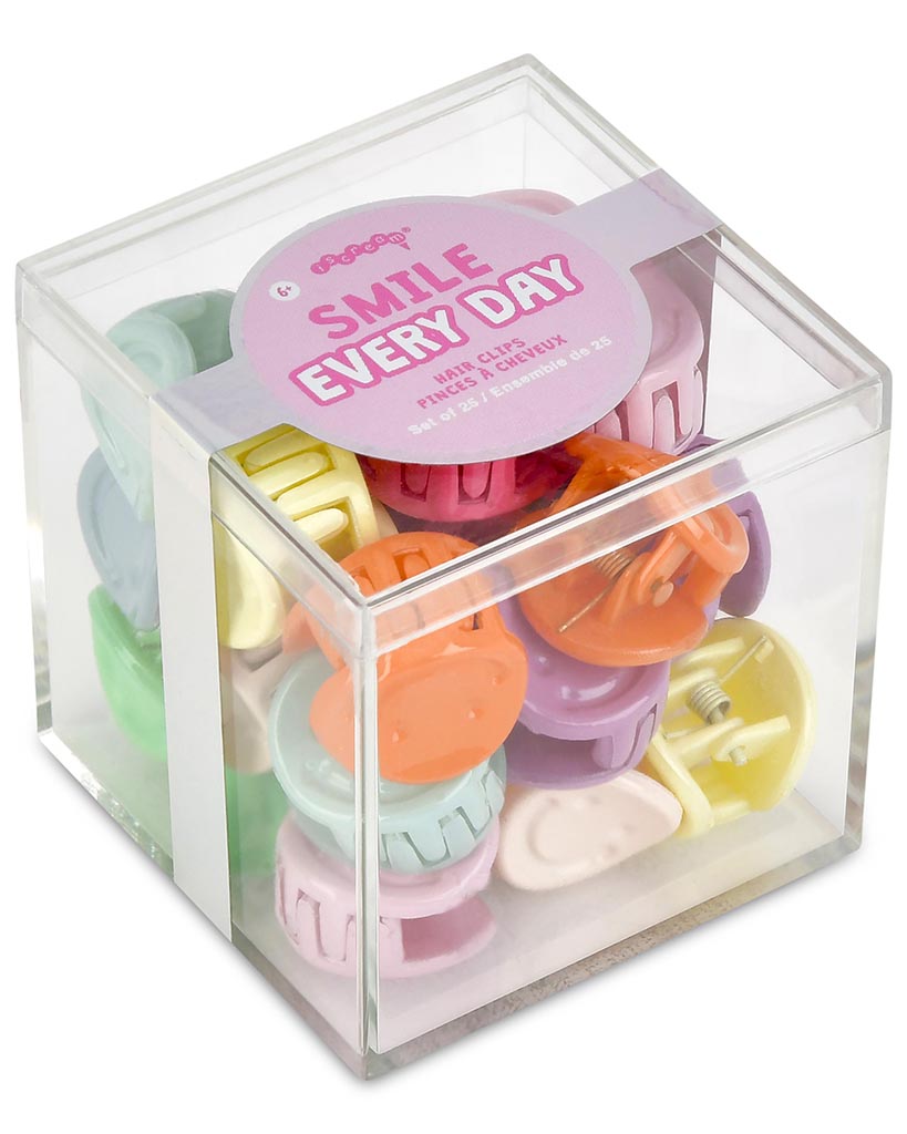 iscream Mini Smile Hair Clips Set