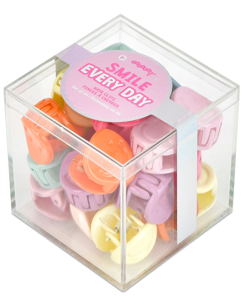 iscream Mini Smile Hair Clips Set