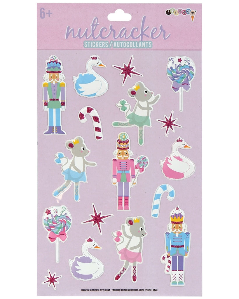 iscream Nutcracker Holographic Glitter Stickers - 700502