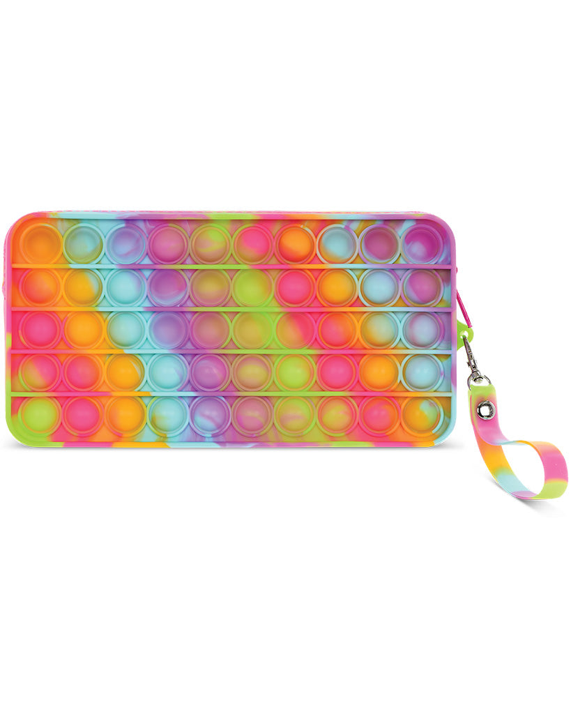 iscream Rainbow Tie Dye Popper Pencil Case - 810-1507