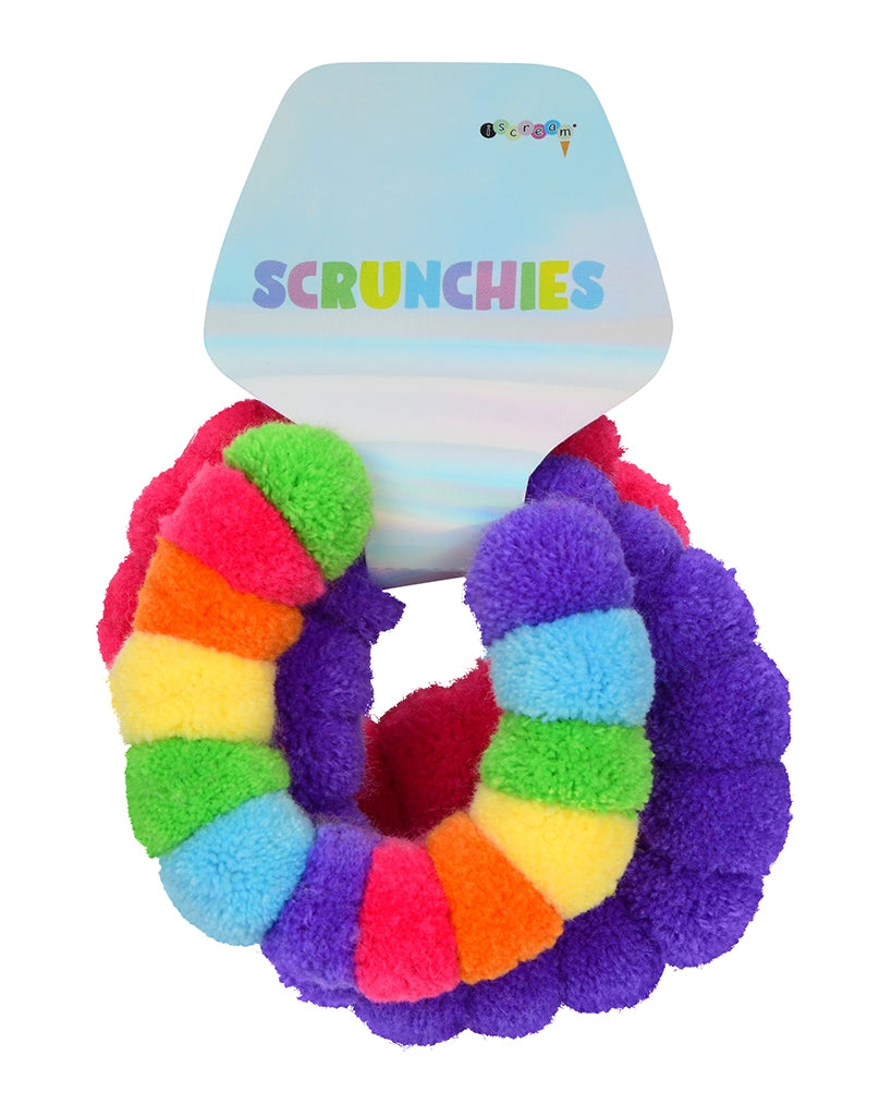 iscream Scrunchies 3 Pack - 880363 - Pom Poms