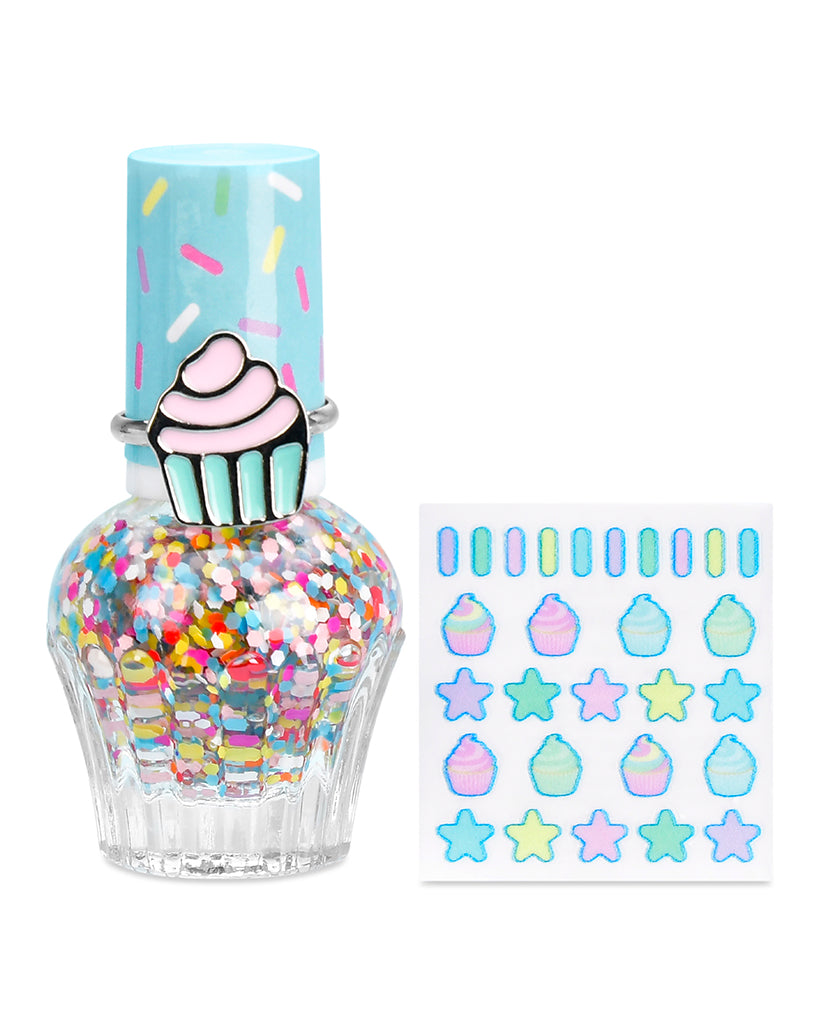 iscream Sprinkles Nail Polish Ring Set