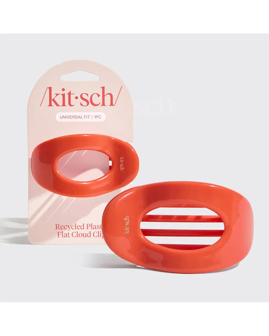 Kitsch Recycled Plastic Flat Cloud Clip - Cherry