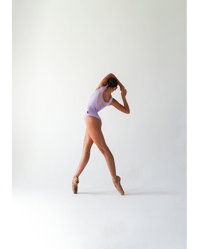 Tendu Active Lucky Girl Eco-Lux with Mesh Sleeveless Leotard