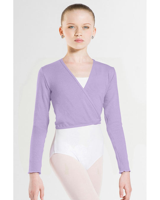 Wear Moi Menuet Knit Ballet Wrap Top - Girls