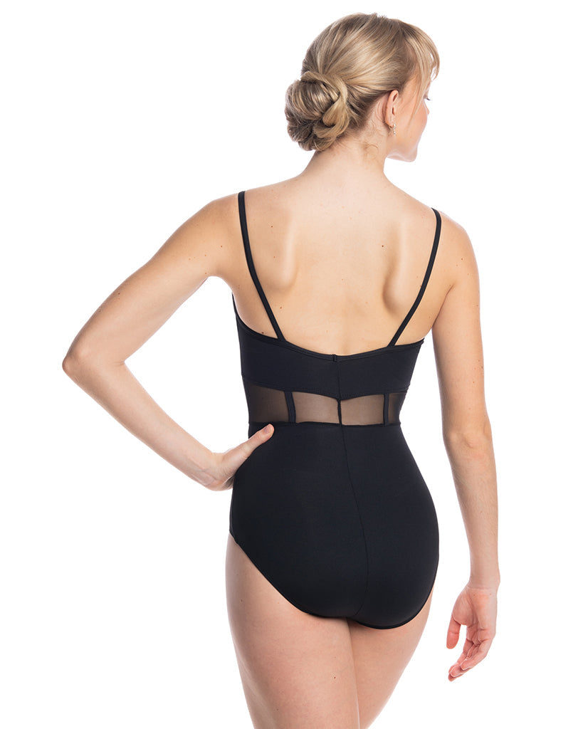 Ainsliewear Desiree Mesh Corset-Style Camisole Leotard - 1105ME Womens - Dancewear - Bodysuits &amp; Leotards - Dancewear Centre Canada
