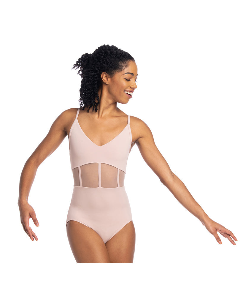 Ainsliewear Desiree Mesh Corset-Style Camisole Leotard - 1105ME Womens - Dancewear - Bodysuits &amp; Leotards - Dancewear Centre Canada