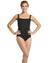 Ainsliewear Square Neck Seamed Tank Leotard - 102 Womens Dancewear - Bodysuits & Leotards Ainsliewear Black Petite  Dancewear Centre Canada