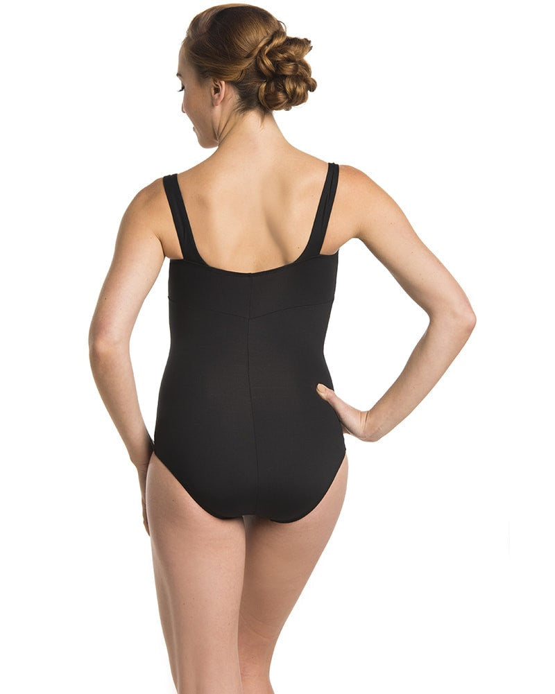 Ainsliewear Square Neck Seamed Tank Leotard - 102 Womens Dancewear - Bodysuits &amp; Leotards Ainsliewear    Dancewear Centre Canada