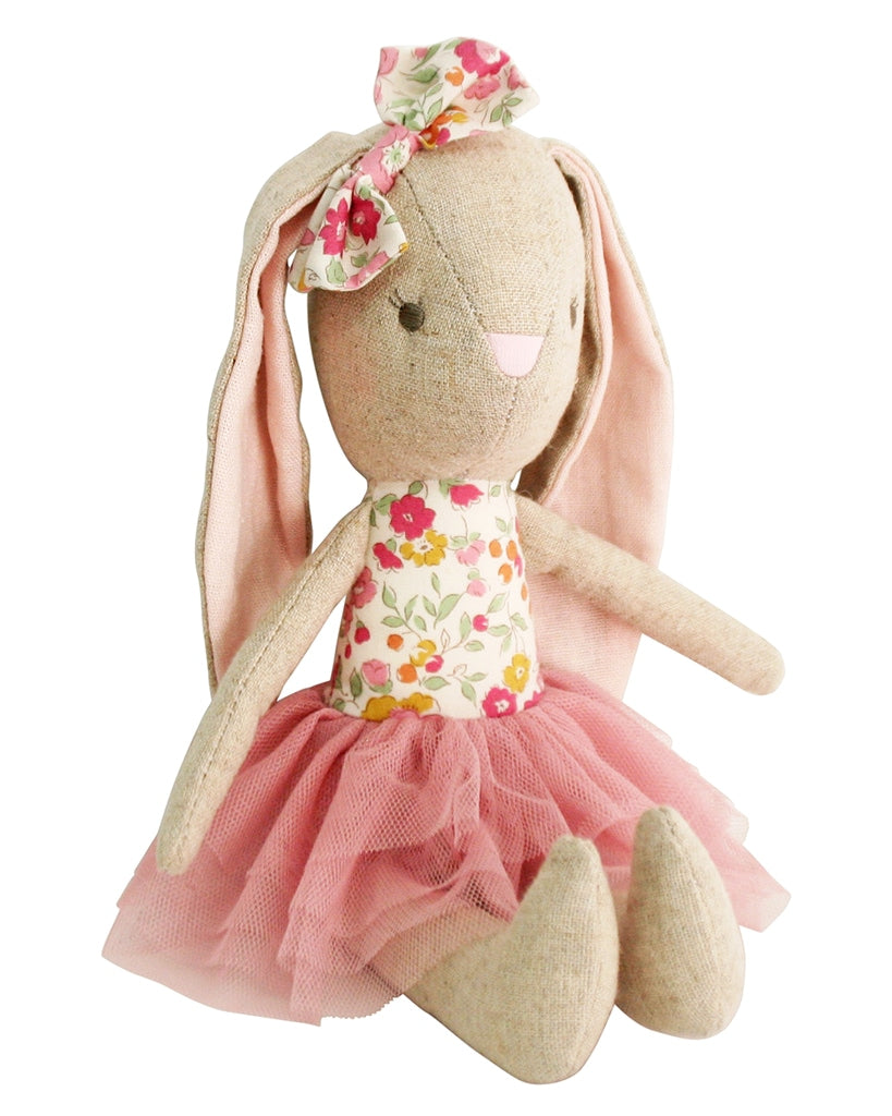 Alimrose Baby Pearl Bunny Ballerina Toy 26cm - Rose Garden