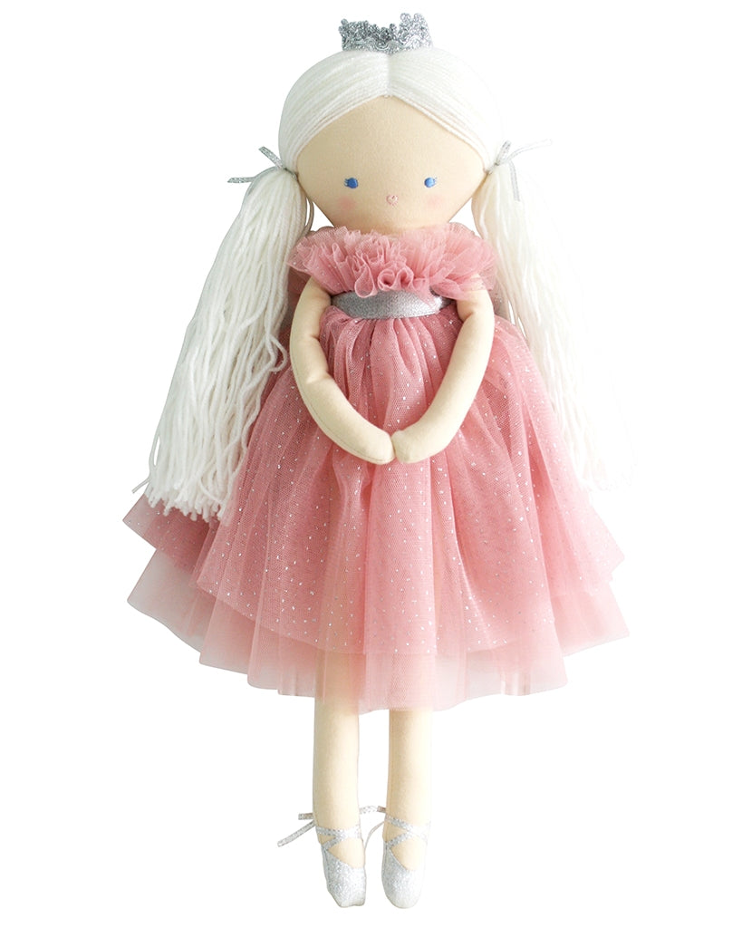 Alimrose Penelope Princess Plush Doll 50cm - Sparkle Blush Tulle