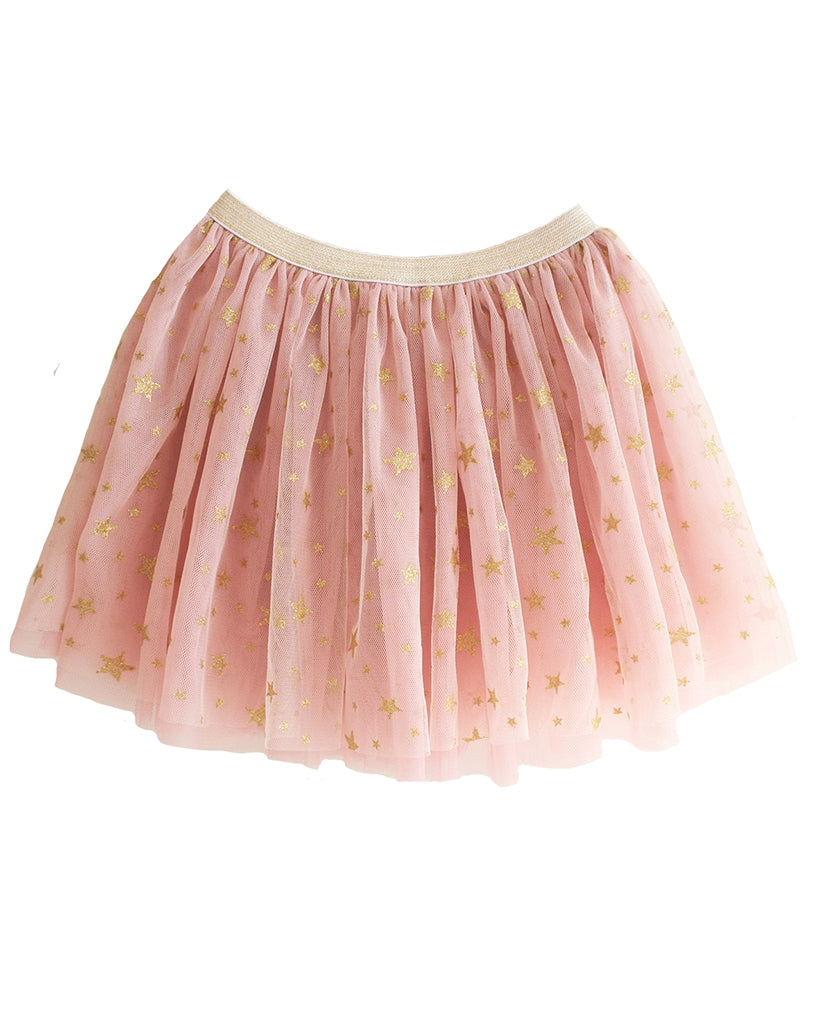 Alimrose Tutu Skirt - Blush Gold Star - One Size (3-6+)