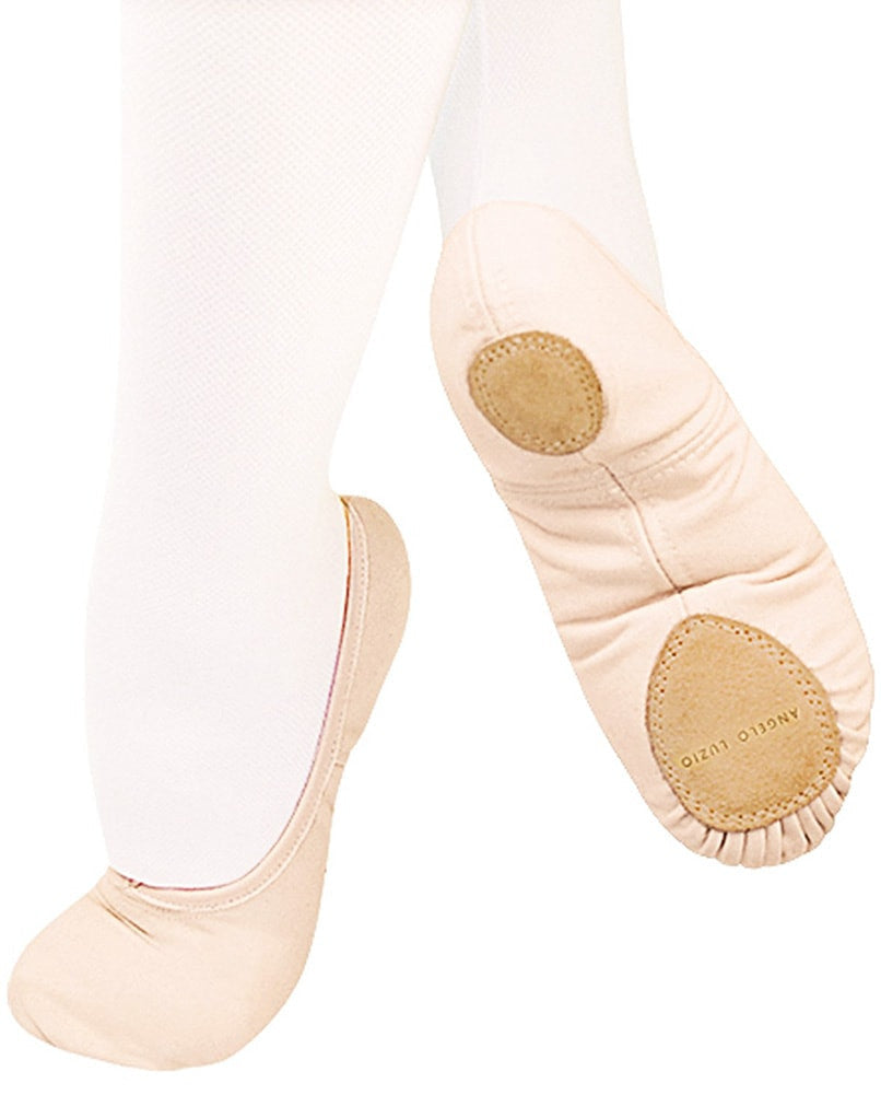 Angelo Luzio Wendy Stretch Canvas Split Sole Ballet Slippers - 246 Womens - Dance Shoes - Ballet Slippers - Dancewear Centre Canada