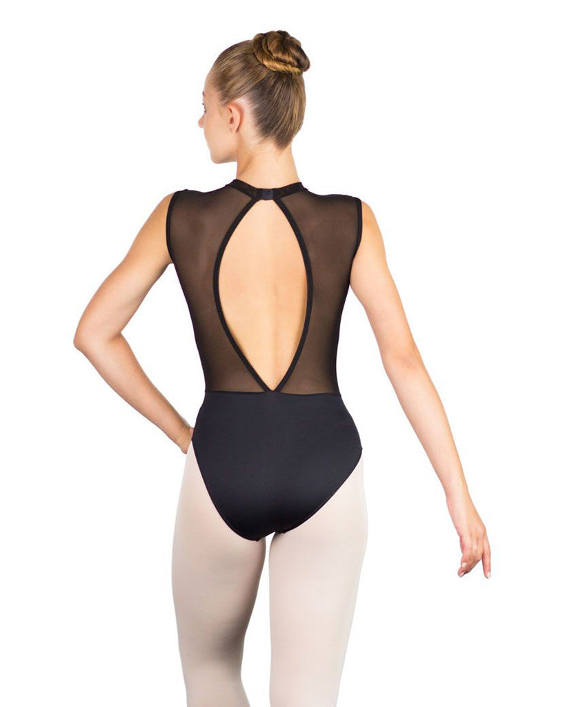 Ballet Rosa Harper High Neck Mesh Open Back Sleeveless Leotard - Womens - Dancewear - Bodysuits &amp; Leotards - Dancewear Centre Canada