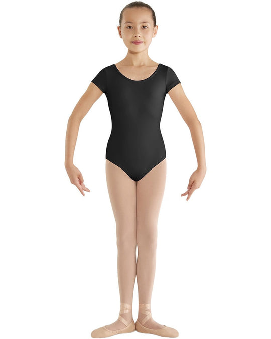 Bloch Lattice X-Back Cap Sleeve Leotard - CL8832T Girls