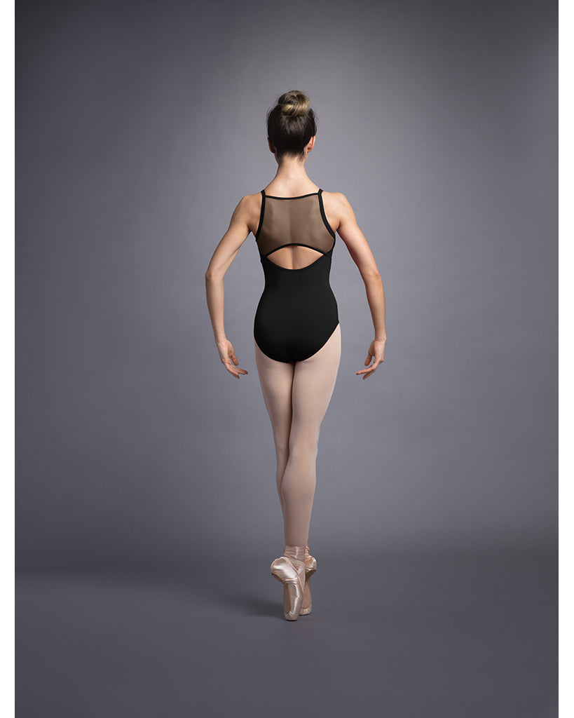 Bloch Miro Scoop Neck Mesh Back Weave Trim Detail Camisole Leotard - L3597 Womens - Dancewear - Bodysuits &amp; Leotards - Dancewear Centre Canada