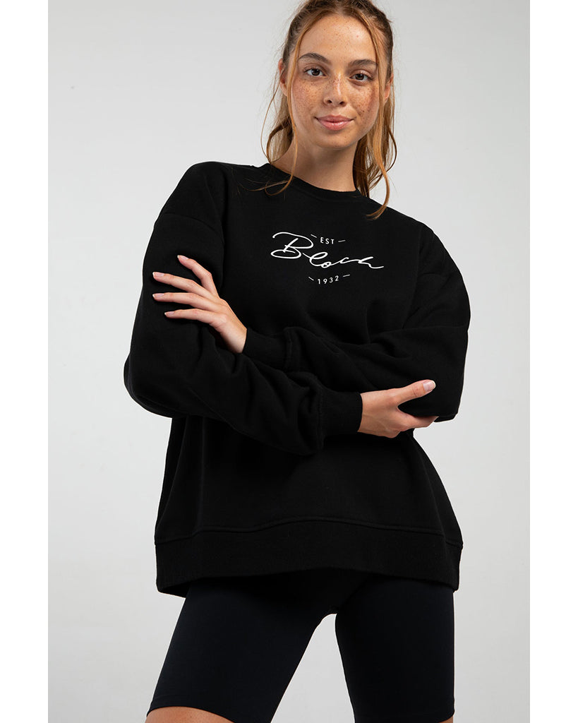 Bloch Off Duty Terry Oversized Crew Sweatshirt - JLW5008 Womens - Dancewear - Tops - Dancewear Centre Canada