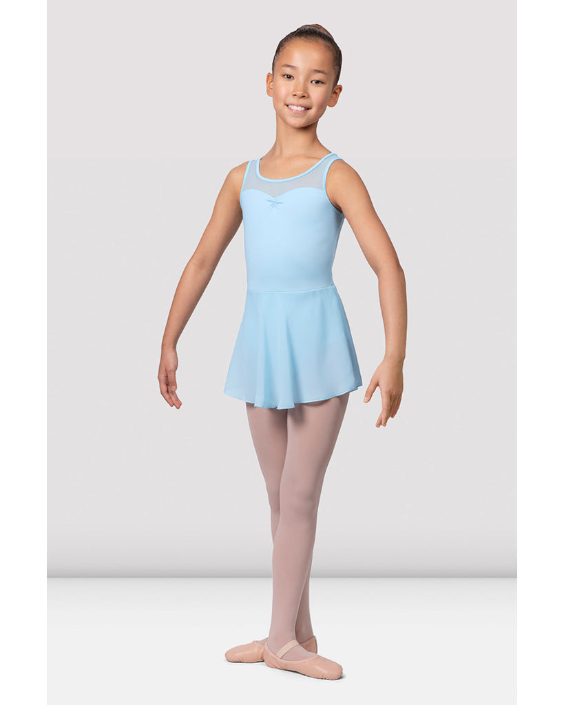 Bloch Suki Scoop Neck Flower Embroidered Cross Back Skirt Ballet Dress - CL9645 Girls - Dancewear - Dresses - Dancewear Centre Canada