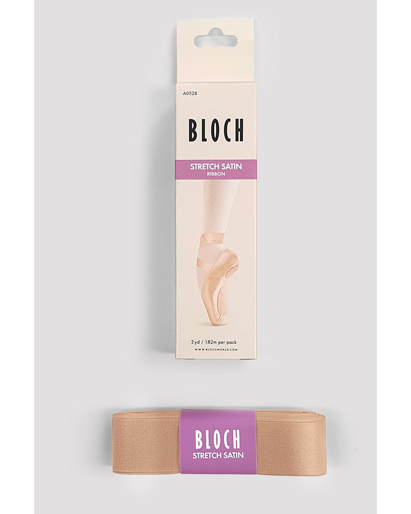 Bloch Tonal Stretch Ribbon - A0528 - B24 Tan - Accessories - Pointe Shoe - Dancewear Centre Canada