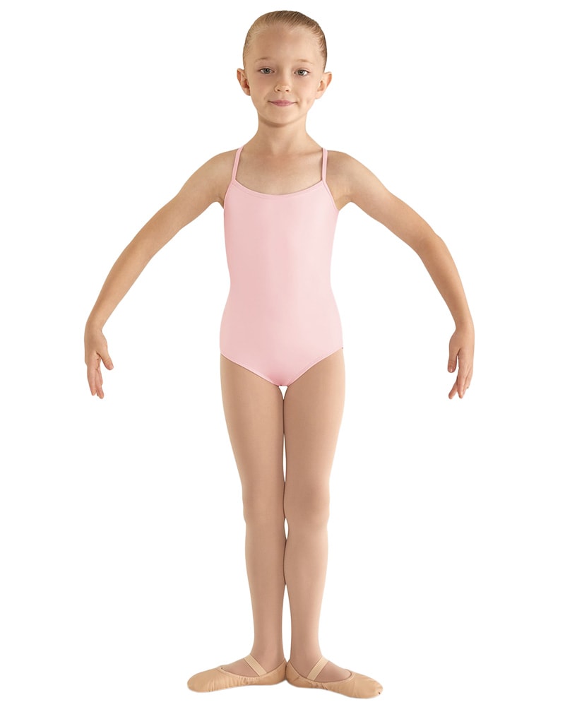 Bloch Begonia Flower Mesh Back Camisole Leotard - CL8097 Girls - Dancewear - Bodysuits &amp; Leotards - Dancewear Centre Canada