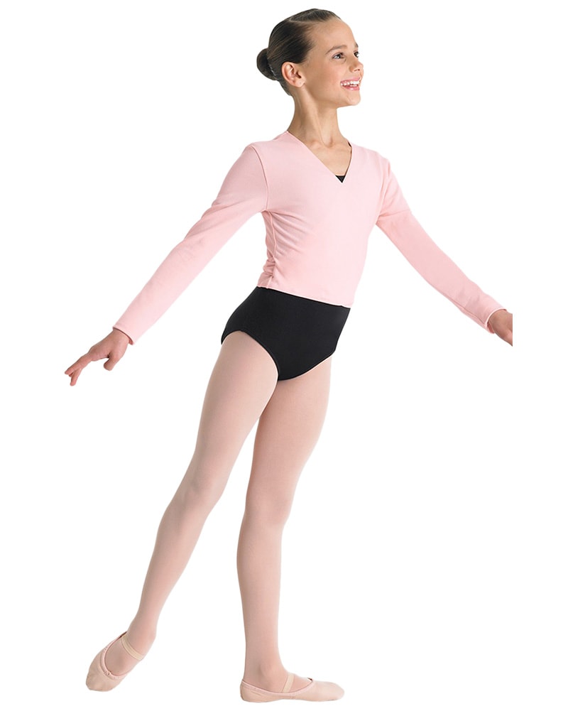 Bloch Cambre Crossover Ballet Wrap Sweater - CZ5407 Girls - Dancewear - Tops - Dancewear Centre Canada