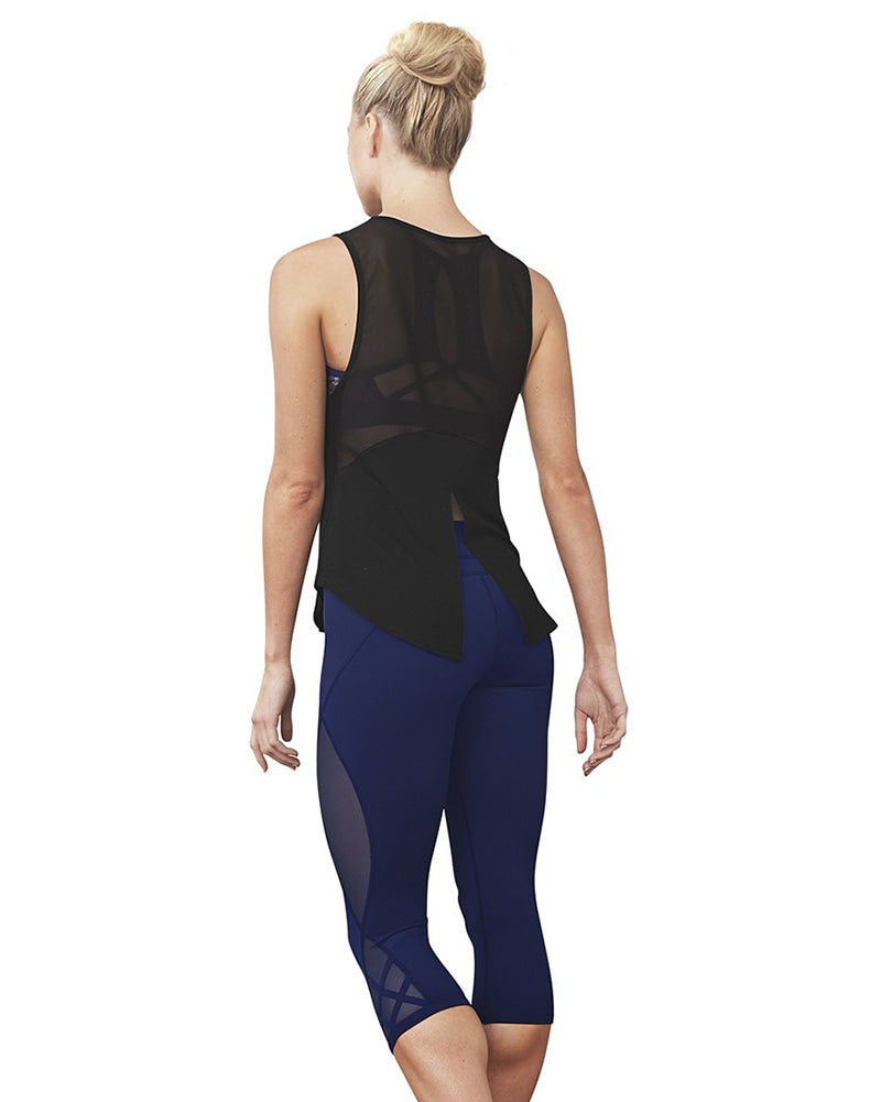 Bloch Tie Up Mesh Back Tank Top - FT5159 Womens - Dancewear - Tops - Dancewear Centre Canada